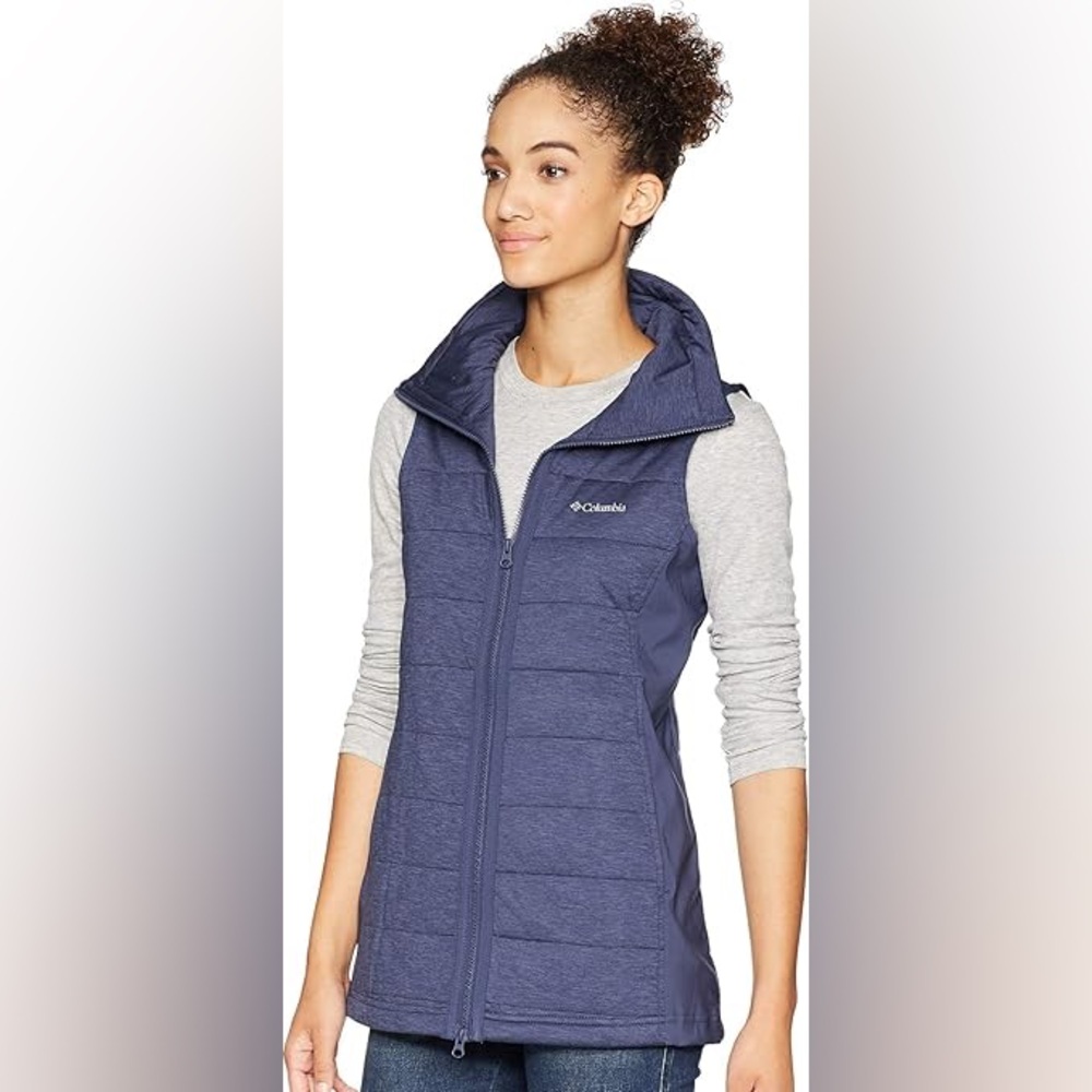 Columbia Women's Navy Blue Quilted Vest
